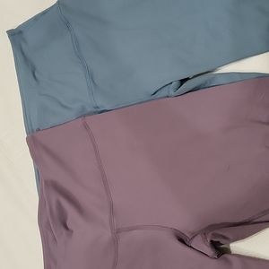 2 pairs of leggings, 90 Degree brand, size large